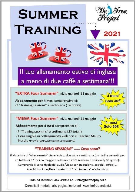 Summer Training 2021 Volantino Summer Training