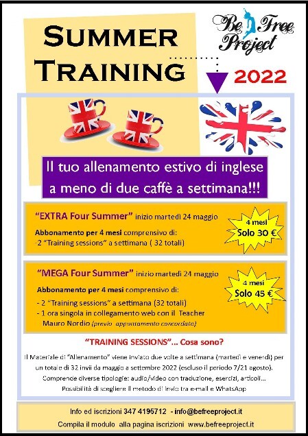 Volantino Summer Training 